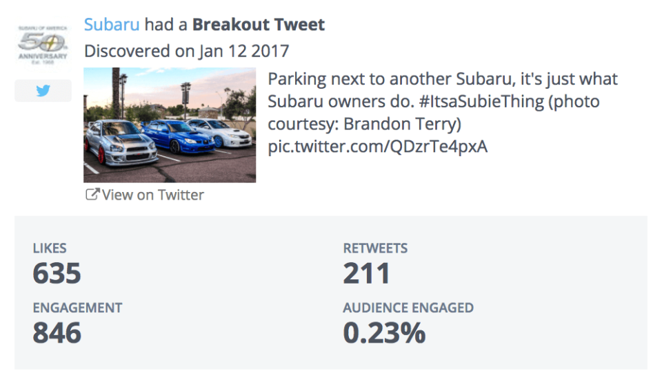 screenshot of Rival IQ